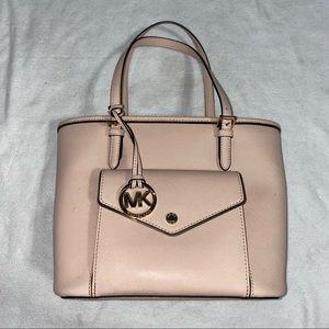 MICHAEL KORS JET SET MULTIFUNCTION POCKET TOTE PINK